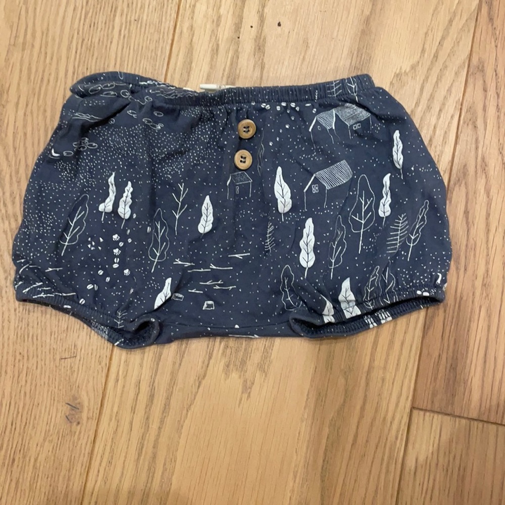 Baby bloomer / balloon shorts - Red Caribou - 3-6M